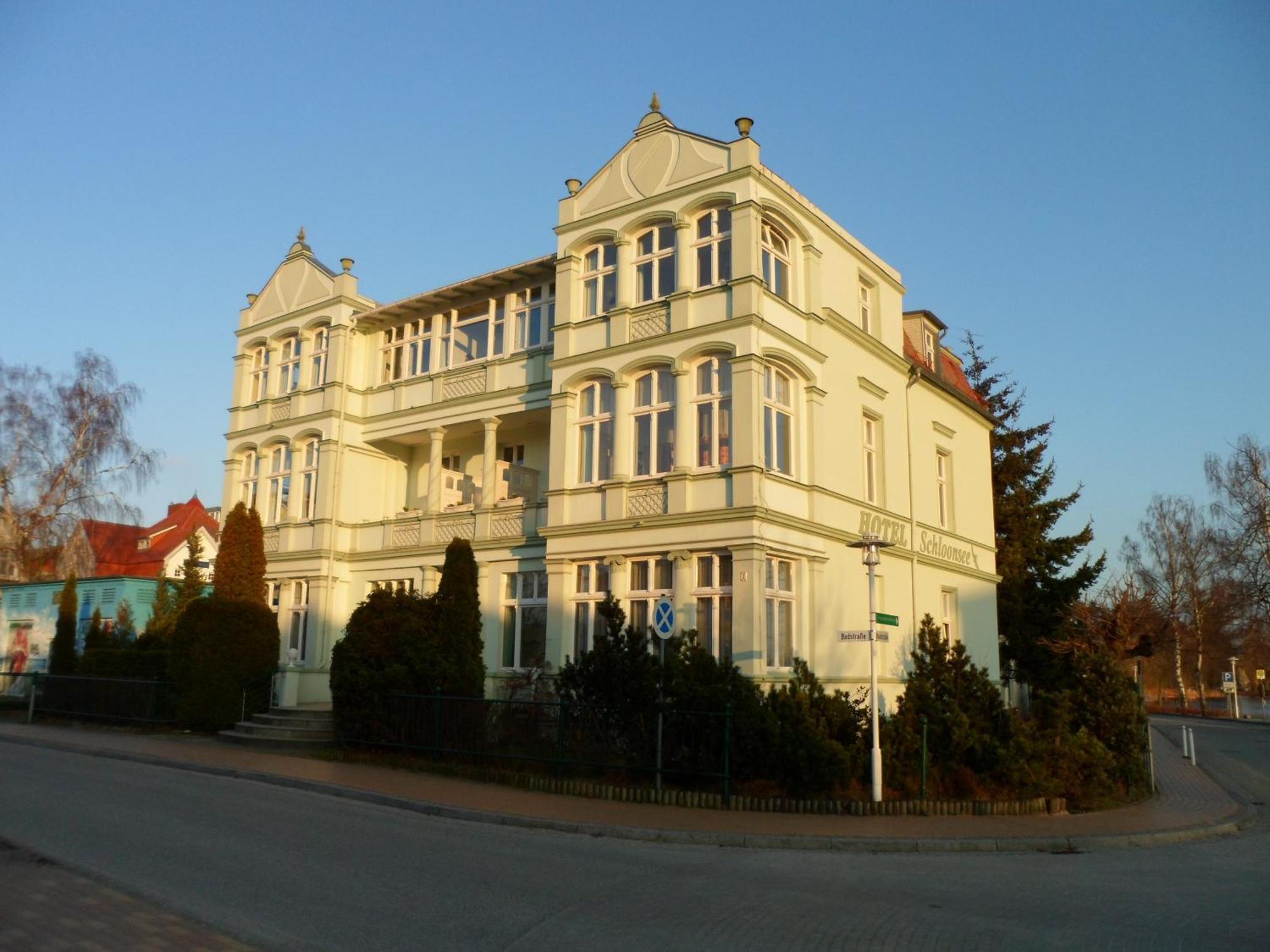 Hotel Schloonsee Garni Seebad Bansin Exteriör bild